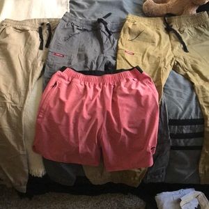 Lot of flagnorfail joggers and shorts